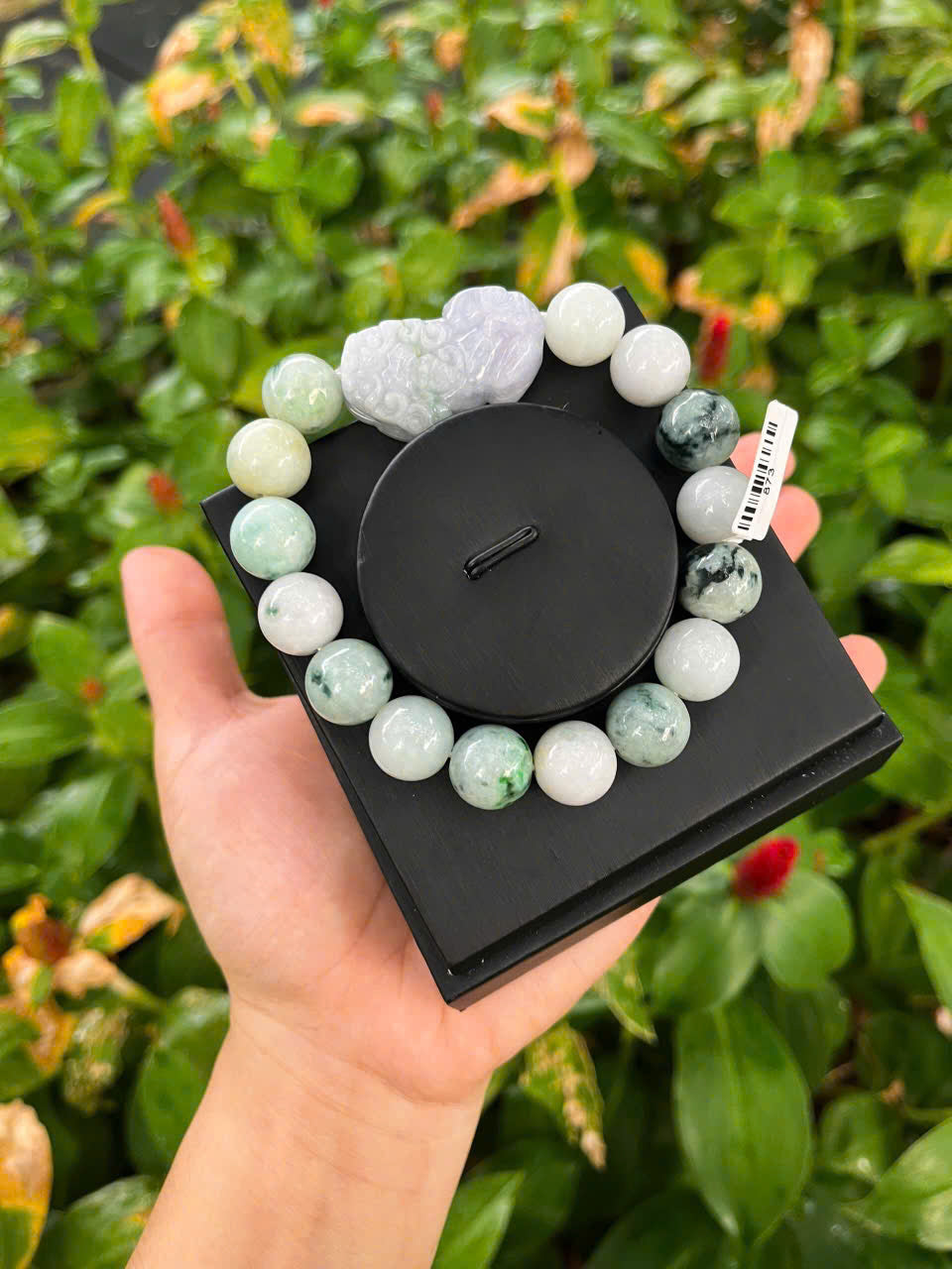 EXQUISITE 13MM PIXIU CHARM NATURAL JADE BRACELET, GRADE A JADE ,AMULET, GOOD LUCK GIFT, MEN BEAD BRACELET