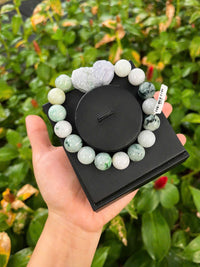 Thumbnail for EXQUISITE 13MM PIXIU CHARM NATURAL JADE BRACELET, GRADE A JADE ,AMULET, GOOD LUCK GIFT, MEN BEAD BRACELET