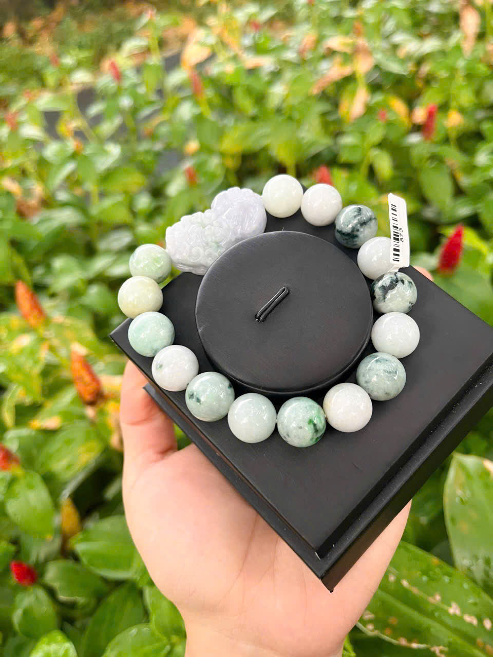 EXQUISITE 13MM PIXIU CHARM NATURAL JADE BRACELET, GRADE A JADE ,AMULET, GOOD LUCK GIFT, MEN BEAD BRACELET