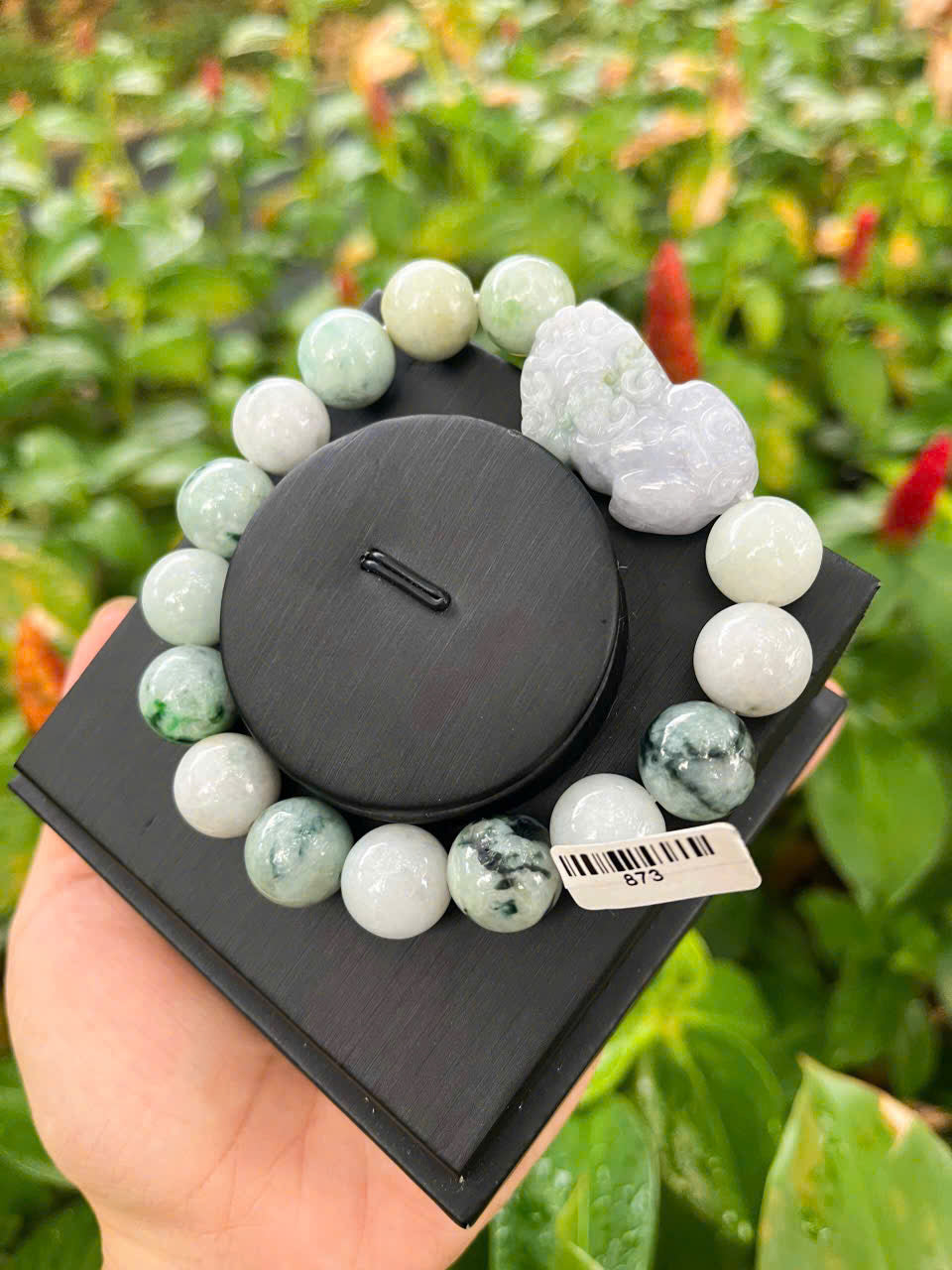 EXQUISITE 13MM PIXIU CHARM NATURAL JADE BRACELET, GRADE A JADE ,AMULET, GOOD LUCK GIFT, MEN BEAD BRACELET