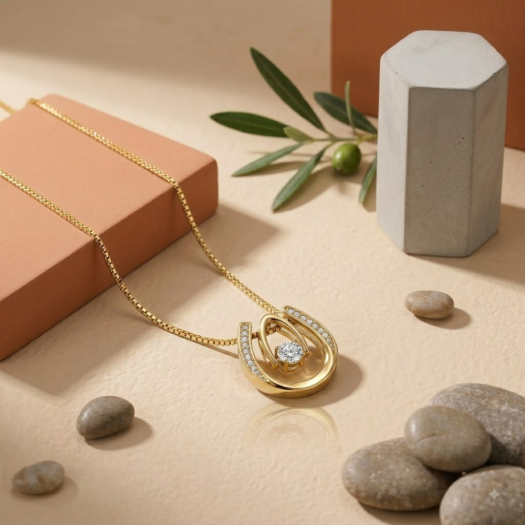 Personalized Love Necklace for Wife Girlfriend, Custom Name Necklace Gift with Message Card, Anniversary Birthday Jewelry Gift for Her