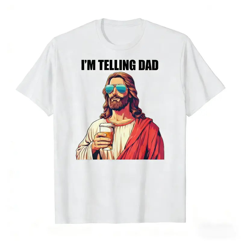 "I'm Telling Dad" Graphic T-Shirt - Funny Sarcastic Toddler Tee