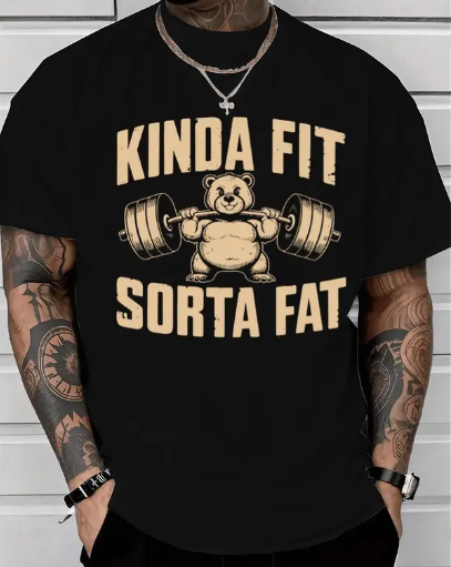 Funny Weightlifting Bear Tee