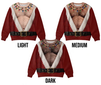 Santa Bare - Chest Sweater