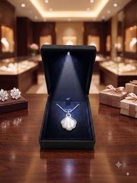 Scallop Shell Pearl Pendant Necklace for Women, Luxury Self-Purchase Jewelry, Classic Beach Necklace