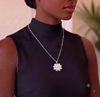 Cluster Pearl Ball Pendant Necklace, Luxury Self-Reward Jewelry for Women, Elegant Multi-Pearl Necklace Gift for Yourself