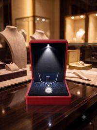 Wrapped Wire Pearl Pendant Necklace for Women, Luxury Self-Purchase Jewelry, Classic Nest Necklace