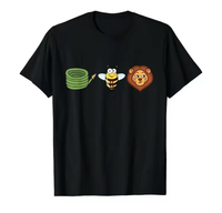 Hose Bee Lion T-Shirt – Funny Meme Graphic Tee, Sarcastic Humorous Unisex Short Sleeve Casual Shirt