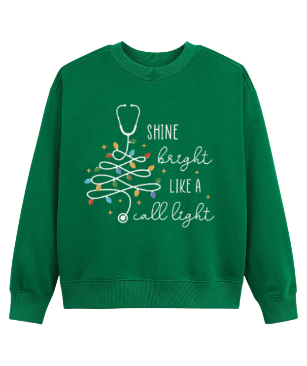 Merry Christmas Nurse Shirt – Cute Festive Medical Worker Gift, Holiday Tree Tee & Sweatshirt