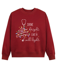 Merry Christmas Nurse Shirt – Cute Festive Medical Worker Gift, Holiday Tree Tee & Sweatshirt