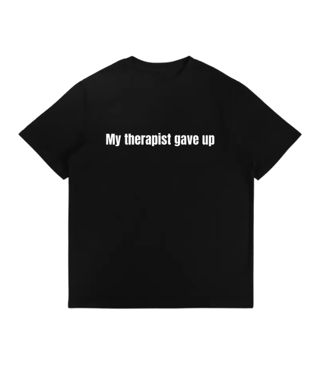 Beyond Help Sarcastic Quote Graphic Tee