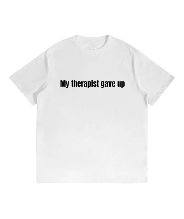 Beyond Help Sarcastic Quote Graphic Tee