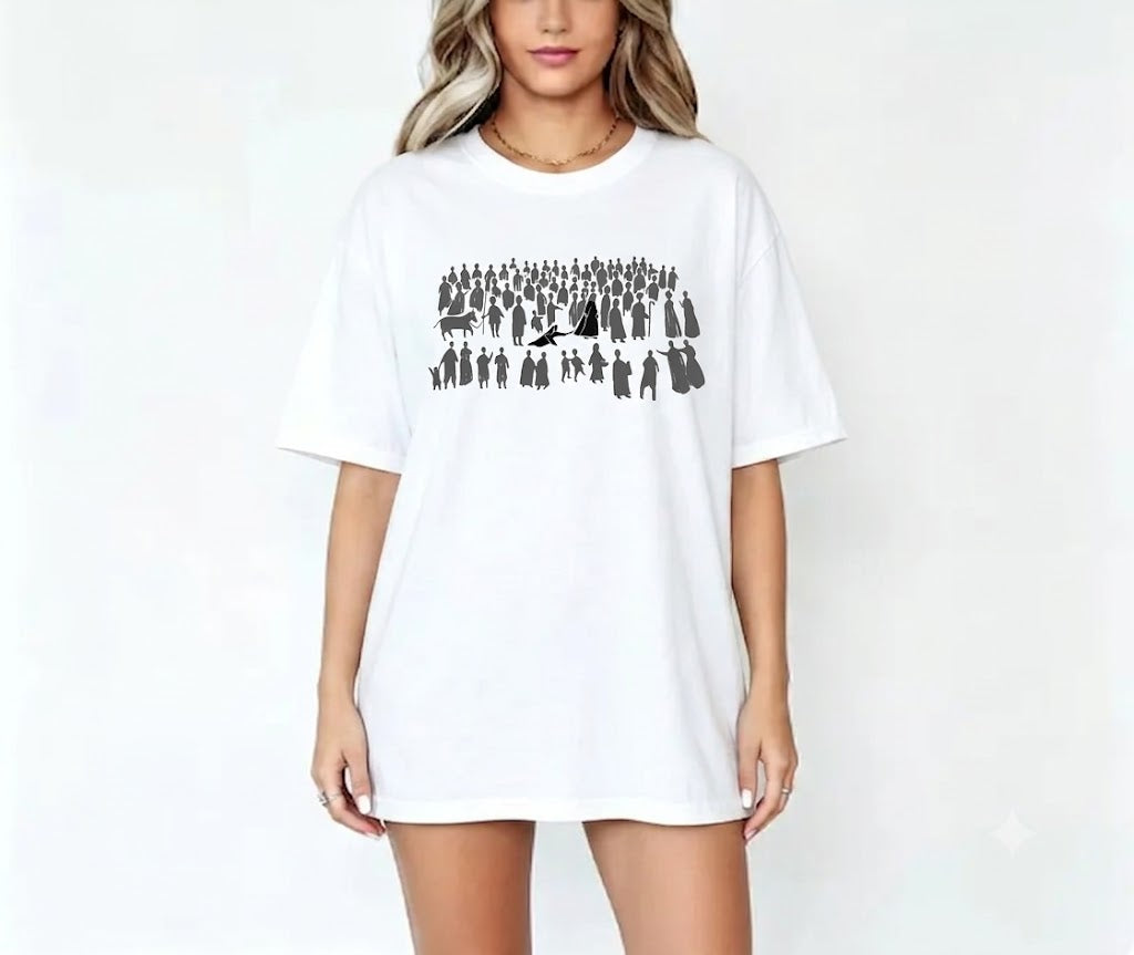 "By His Wounds We Are Healed" Women's Christian Graphic T-Shirt