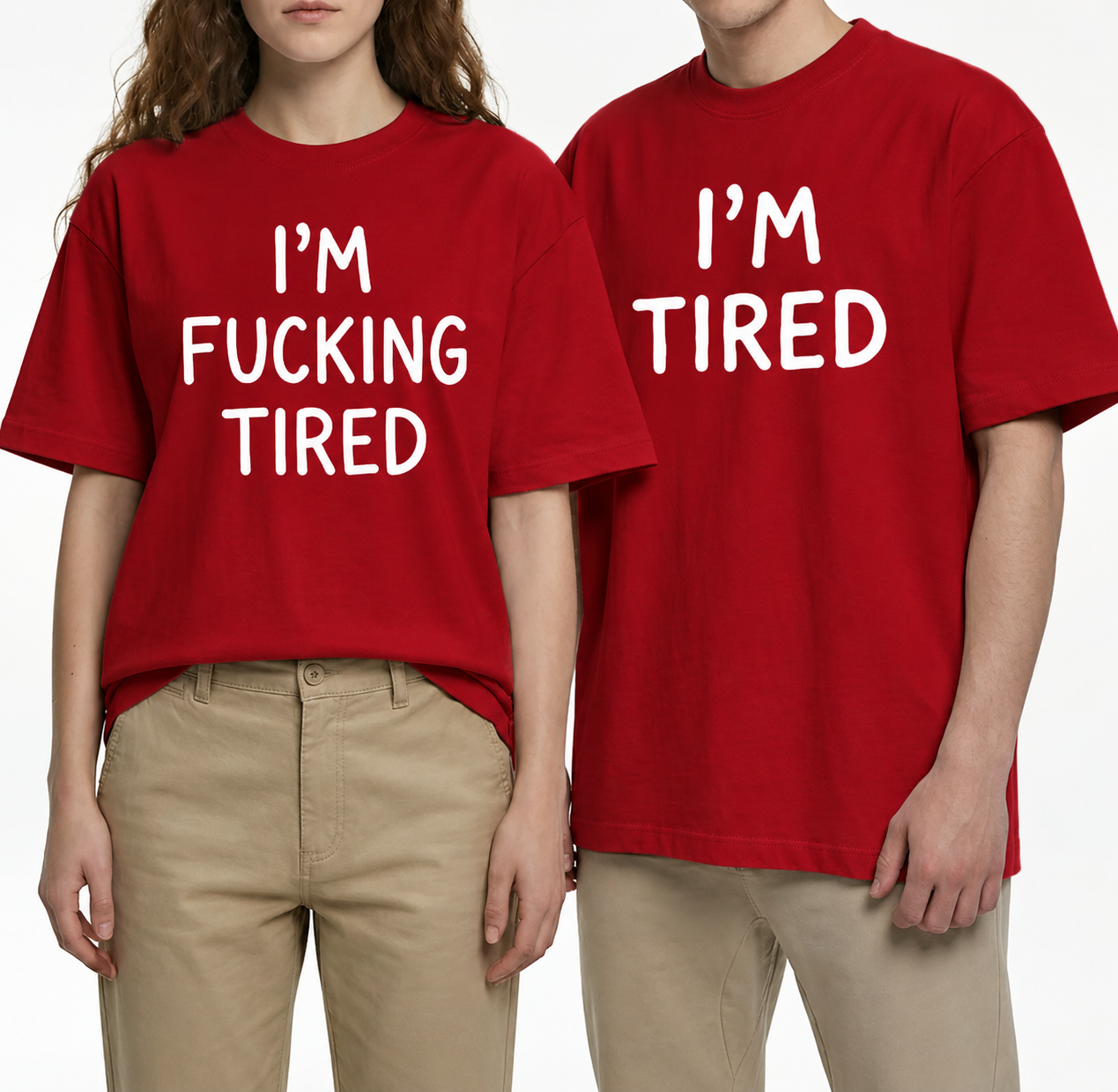I'm Fucking Tired T-Shirt – Funny Sarcastic Graphic Tee, Casual Unisex Shirt