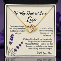 Personalized Name Necklace for Wife Girlfriend - Free Engraving & Gift Box