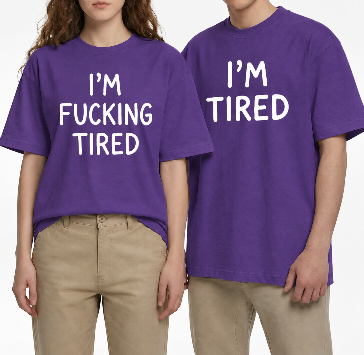 I'm Fucking Tired T-Shirt – Funny Sarcastic Graphic Tee, Casual Unisex Shirt