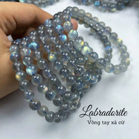 Thumbnail for BLUE FLASH AAA LABRADORITE BRACELET, RAINBOW LABRADORITE STONE, NATURAL STONE BEADS BRACELET FOR GIFT 8MM, 10MM