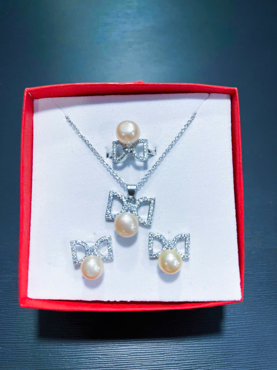 STERLING SILVER FRESHWATER PEARL, DESIGNED PEARL JEWELRY SET, NATURAL PEARL SET, ELEGENT JEWELRY SET, ELEGENT PEARL NECKLACE, WEDDING GIFT, PERFECT GIFT FOR HER