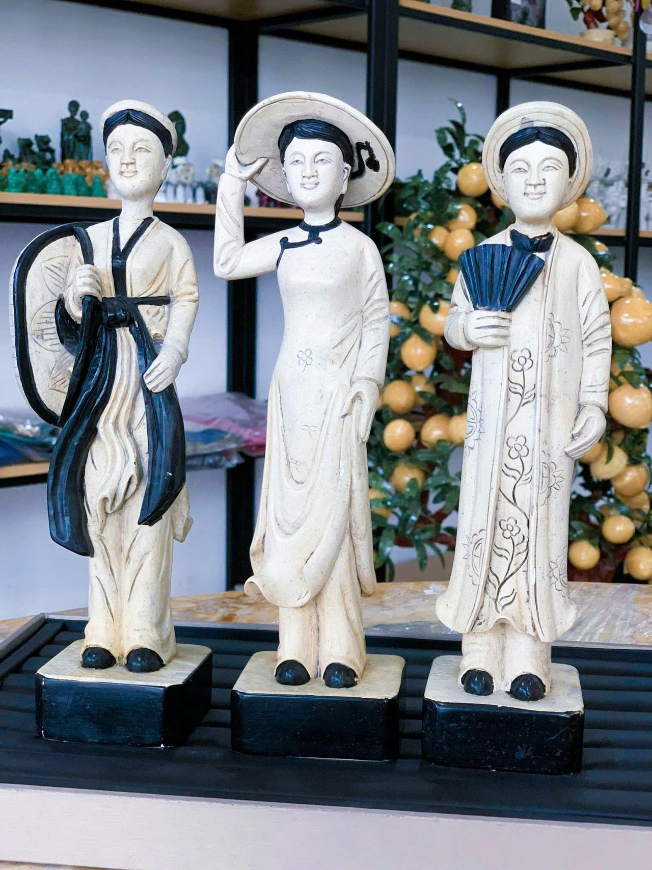 COLLECTION OF VIETNAMESE TRADITIONAL STATUE, FINGURE STONE VIETNAMESE, HANDCRAFTED STATUES FROM DIFFERENT REGION OF VIETNAM, VIETNAMESE GIFT, VIETNAMESE HANDICRAFT